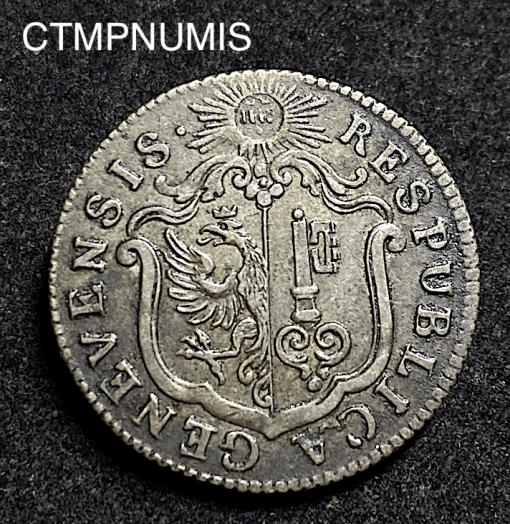 ,MONNAIE,SUISSE,6,SOLS,GENEVE,1776,