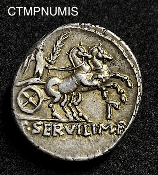 ,MONNAIE,ROMAINE,DENIER,SERVILIA,BIGE,