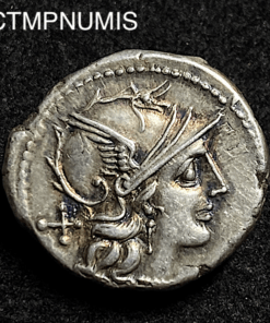 ,MONNAIE,ROMAINE,DENIER,SCRIBONIA,DIOSCURES,