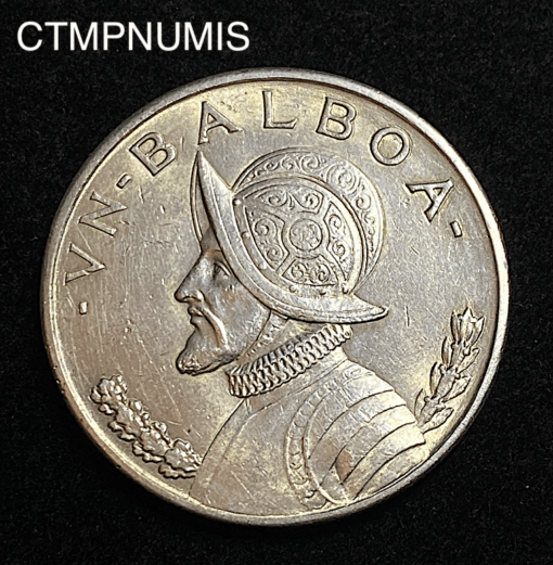 ,MONNAIE,PANAMA,1,BALBOA,ARGENT,1934,