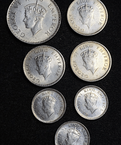 ,INDE,RUPEE,ARGENT,1941,