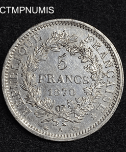 ,MONNAIE,5,FRANCS,HERCULE,1870,