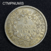 ,MONNAIE, 5,FRANCS,ARGENT,HERCULE,1878,K,BORDEAUX,