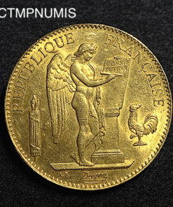 ,MONNAIE,100,FRANCS,OR,GENIE,1886,