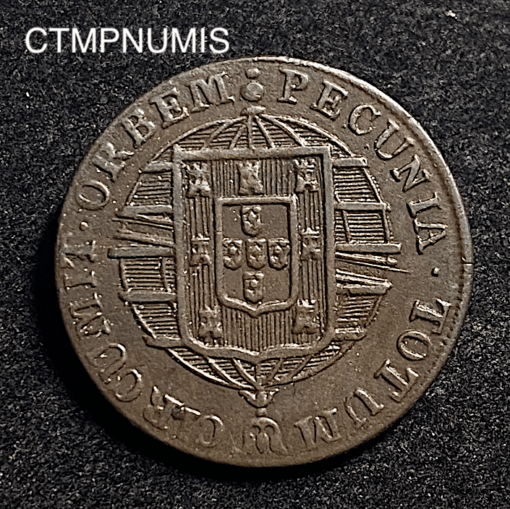 ,MONNAIE,BRESIL,X,REIS,1821,RIO,