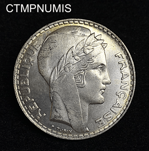 ,20,FRANCS,TURIN,1933,ARGENT,