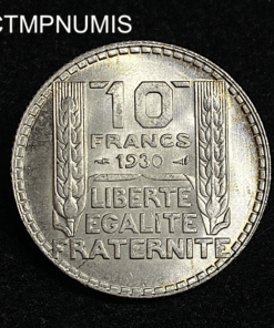 ,MONNAIE,10,FRANCS,ARGENT,TURIN,1930,SUP,