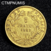 ,MONNAIE,5,FRANCS,OR,NAPOLEON,1857,