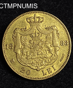 ,MONNAIE,ROUMANIE,20,LEI,OR,1883,