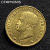 ,MONNAIE,ITALIE,40,LIRE,OR,1814,