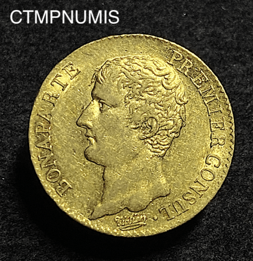 ,MONNAIE,CONSULAT,20,FRANCS,OR,BONAPARTE,AN,12,