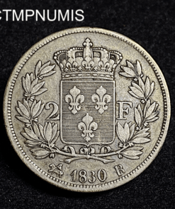 ,MONNAIE,2,FRANCS,CHARLES,X,1830,ROUEN,
