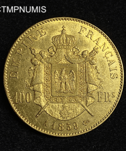 ,MONNAIE,100,FRANCS,OR,NAPOLEON,1859,