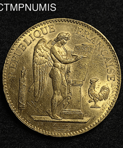 ,MONNAIE,100,FRANCS,OR,GENIE,1906,