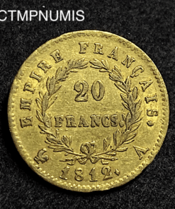 ,MONNAIE,20,FRANCS,OR,NAPOLEON,1812,