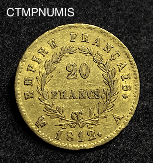 ,MONNAIE,20,FRANCS,OR,NAPOLEON,1812,