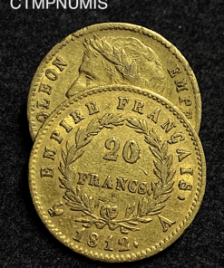 ,MONNAIE,20,FRANCS,OR,NAPOLEON,1812,