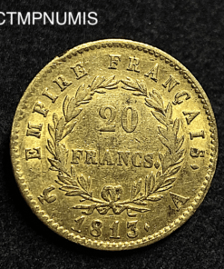 ,MONNAIE,20,FRANCS,OR,NAPOLEON,1813,