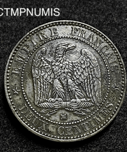 ,MONNAIE,EMPIRE,2,CENTIMES,NAPOLEON,1855,MARSEILLE,MA,