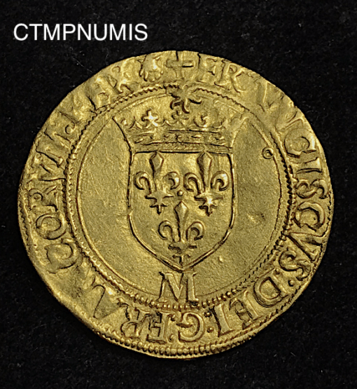,MONNAIE,ECU,OR,FRANCOIS,I°,TOULOUSE,