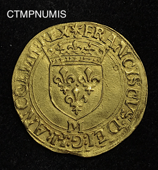 ,MONNAIE,ROYALE,FRANCOIS,ECU,OR,CROISETTE,TOULOUSE,