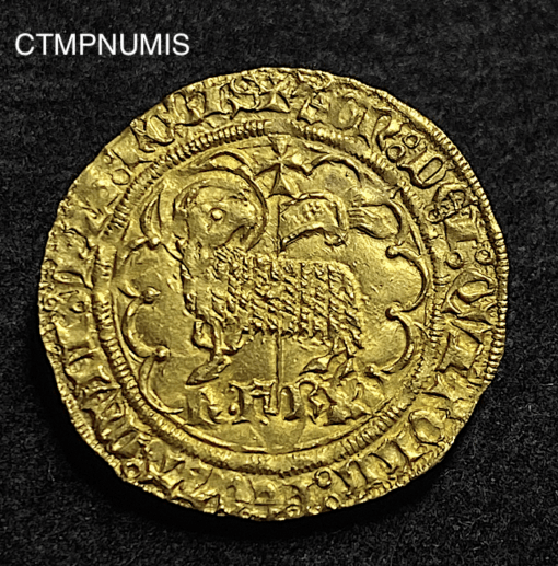 ,MONNAIE,ROYALE,AGNEL,OR,TOULOUSE,CHARLES,VI,