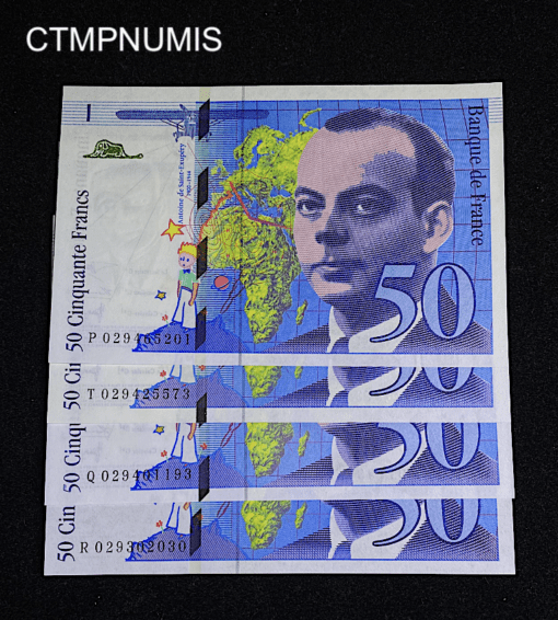 ,BILLET,50,FRANCS,SAINT,EXUPERY,1996,NEUF,
