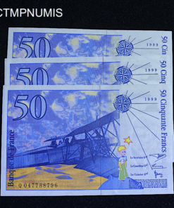 ,BILLET,50,FRANCS,SAINT,EXUPERY,1999,NEUF,