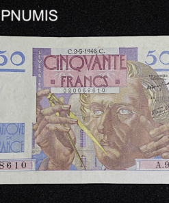 ,BILLET,50,FRANCS,LE,VERRIER,2,5,1946,