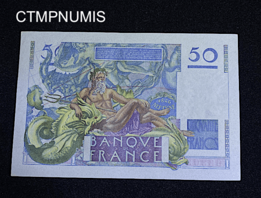,BILLET,50,FRANCS,LE,VERRIER,12,6,1947,