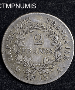 ,MONNAIE,2,FRANCS,NAPOLEON,AN,13,A,