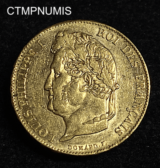 ,MONNAIE,20,FRANCS,OR,LOUIS,PHILIPPE,1841,
