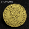 ,MONNAIE,ECU,OR,HENRI,III,1575,H,LA,ROCHELLE,