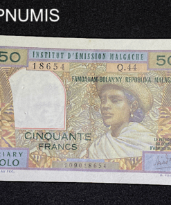 ,BILLET,50,FRANCS,MADAGASCAR,SPL,