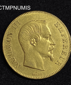 ,MONNAIE,100,FRANCS,OR,NAPOLEON,1858,
