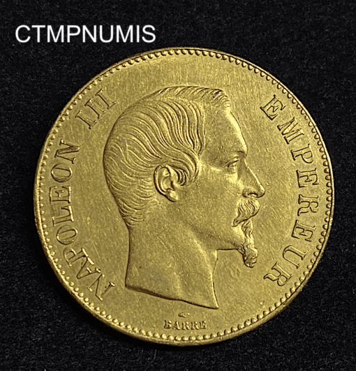 ,MONNAIE,100,FRANCS,OR,NAPOLEON,1858,