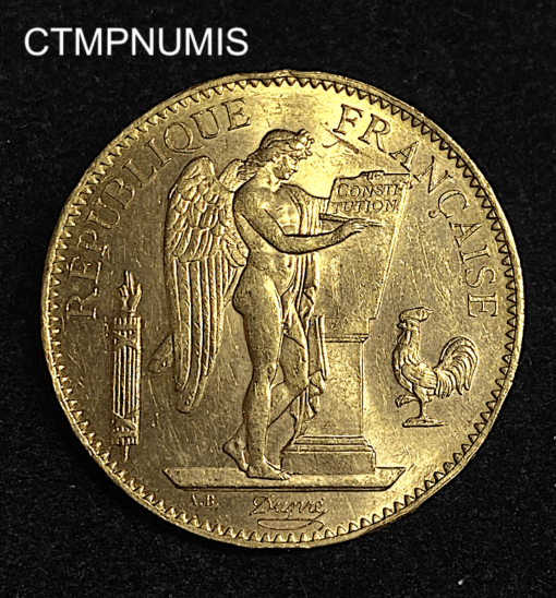 ,MONNAIE,100,FRANCS,OR,GENIE,1911,SUP,