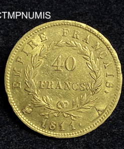 ,MONNAIE,40,FRANCS,OR,NAPOLEON,1811,