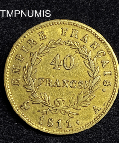 ,MONNAIE,40,FRANCS,OR,NAPOLEON,1811,
