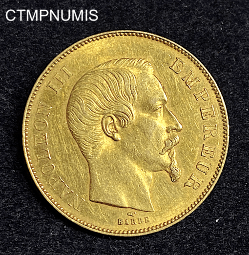 ,MONNAIE,50,FRANCS,OR,NAPOLEON,1855,