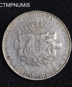 ,MONNAIE,PORTUGAL,1000,REIS,ARGENT,1910,