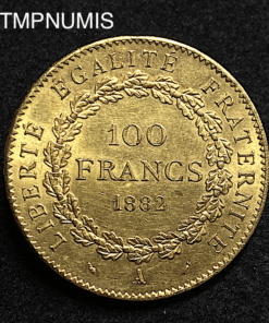 ,MONNAIE,100,FRANCS,OR,GENIE,1882,