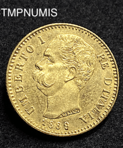 ,MONNAIE,ITALIE,20,LIRE,OR,1889,