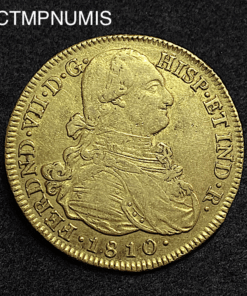 ,MONNAIE,COLOMBIE,8,ESCUDOS,OR,1810,POPAYAN,