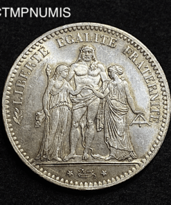 ,MONNAIE,5,FRANCS,HERCULE,ARGENT,1877,