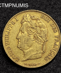,MONNAIE,20,FRANCS,OR,LOUIS,PHILIPPE,1847,