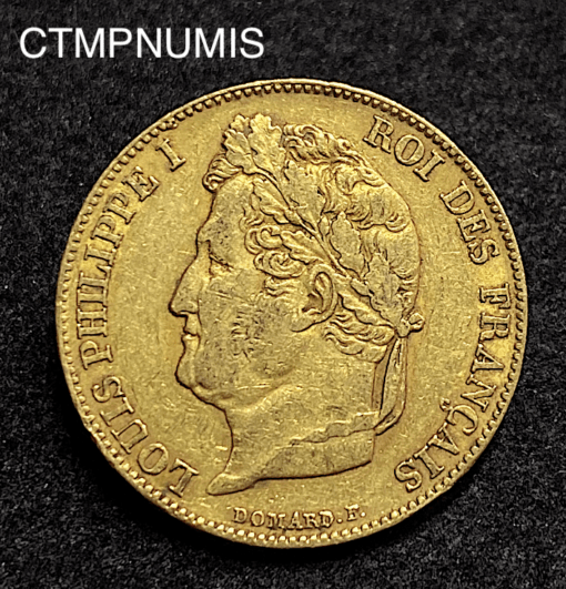 ,MONNAIE,20,FRANCS,OR,LOUIS,PHILIPPE,1847,