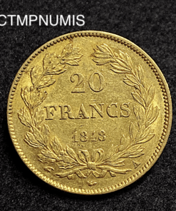 ,MONNAIE,20,FRANCS,OR,LOUIS,PHILIPPE,1848,