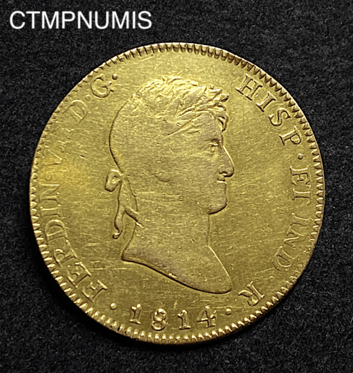 ,MONNAIE,MEXIQUE,8,ESCUDOS,1814,MEXICO,OR,