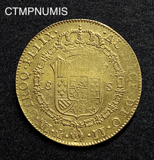 ,MONNAIE,MEXIQUE,8,ESCUDOS,1814,MEXICO,OR,